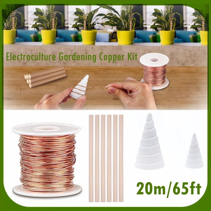 20m/65ft 전기 배양 원예 구리 키트, 99.9% - Copper Wire Roll 리뷰 및 가격