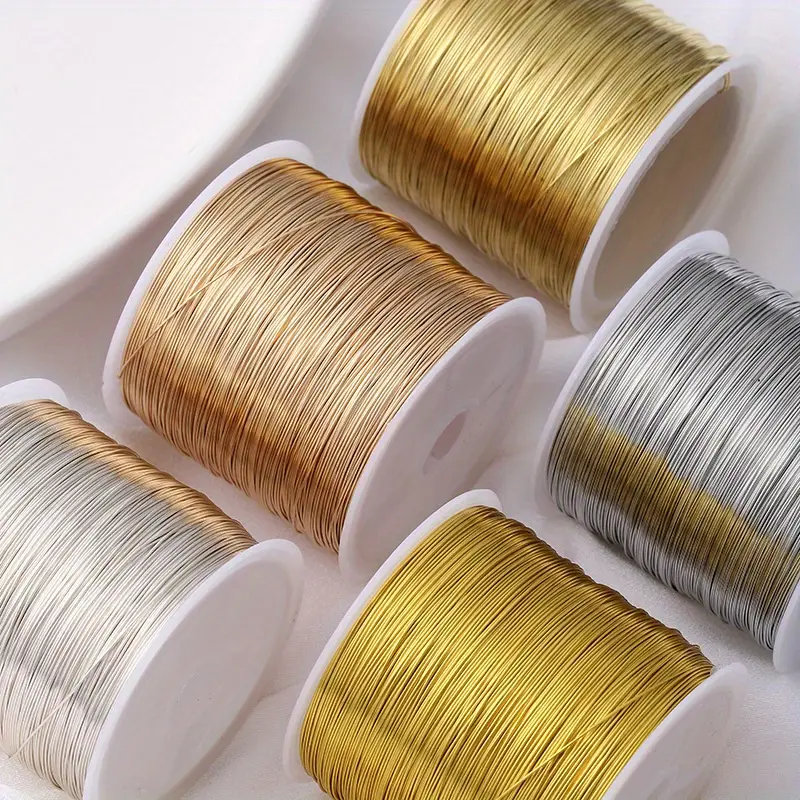 1 롤 Golde Slivery 컬러 구리 와이어 0. - Copper Wire Roll 리뷰 및 가격